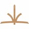 Ekena Millwork Davenport Timber Gable Bracket, Western Red Cedar, 96"W x 64"H x 3 1/2"D x 5 1/2"F, 16/12 Pitch GBW096X64X0406DAV00SWR - alternate 1